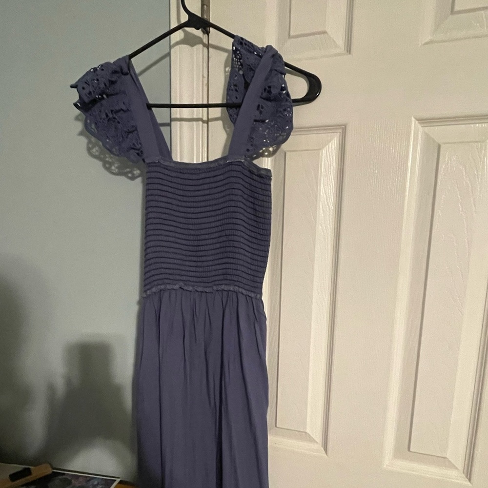 Cute maxi Amazon dress with eyelet sleeves